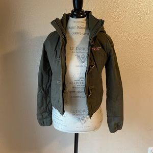 Hollister army green jacket